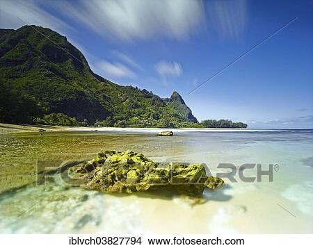 "Beach with reef in Ha'ena State Park, Hawaii State Parks, Kaua'i, Hawaii, USA" View Large Photo Image Picture - "Beach with reef in Ha'ena State Park, Hawaii State Parks, Kaua'i, Hawaii, USA". Fotosearch