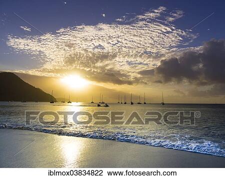 "Beach with sailing yachts near Rodney Bay, Saint Lucia, Windward Islands, Lesser Antilles, North America" View Large Photo Image Stock Image - "Beach with sailing yachts near Rodney Bay, Saint Lucia, Windward Islands, Lesser Antilles, North America". Fotosearch