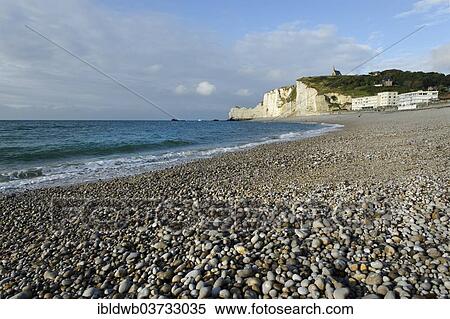 "Beach with white cliffs, Etretat, Departement Seine-Maritime, Upper Normandy, France, Europe" View Large Photo Image Stock Photography - "Beach with white cliffs, Etretat, Departement Seine-Maritime, Upper Normandy, France, Europe". Fotosearch