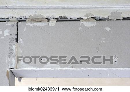 "Beams covered with plasterboard sheets, renovation of an old building, Stuttgart, Baden-Wuerttemberg, Germany, Europe" View Large Photo Image Stock Image - "Beams covered with plasterboard sheets, renovation of an old building, Stuttgart, Baden-Wuerttemberg, Germany, Europe". Fotosearch