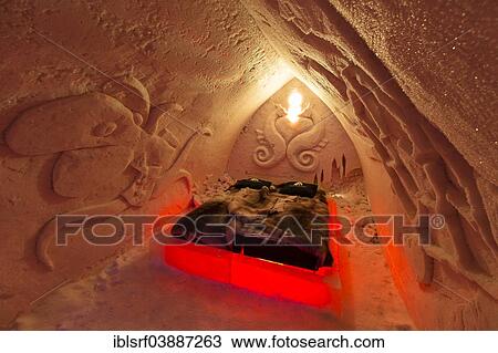 "Bedroom in the Ice Hotel or Snow Hotel, Sinetta, Lapland, Finland, Europe" View Large Photo Image Stock Image - "Bedroom in the Ice Hotel or Snow Hotel, Sinetta, Lapland, Finland, Europe". Fotosearch