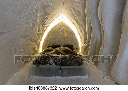 "Bedroom in the Ice Hotel or Snow Hotel, Sinetta, Lapland, Finland, Europe" View Large Photo Image Stock Image - "Bedroom in the Ice Hotel or Snow Hotel, Sinetta, Lapland, Finland, Europe". Fotosearch
