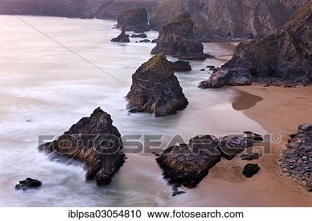"Bedruthan Steps, Cornwall, England, United Kingdom, Europe" View Large Photo Image Stock Image - "Bedruthan Steps, Cornwall, England, United Kingdom, Europe". Fotosearch