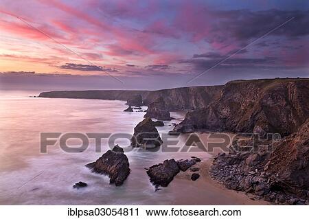 "Bedruthan Steps, Cornwall, England, United Kingdom, Europe" View Large Photo Image Stock Image - "Bedruthan Steps, Cornwall, England, United Kingdom, Europe". Fotosearch