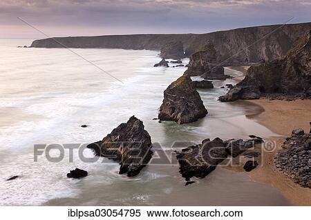 "Bedruthan Steps, Cornwall, England, United Kingdom, Europe" View Large Photo Image Stock Photography - "Bedruthan Steps, Cornwall, England, United Kingdom, Europe". Fotosearch