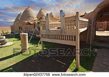 "Beehive adobe buildings of Harran with a summer outdoor bed, south west Anatolia, Turkey, Asia" View Large Photo Image Stock Photo - "Beehive adobe buildings of Harran with a summer outdoor bed, south west Anatolia, Turkey, Asia". Fotosearch