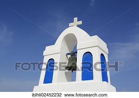 "Bell tower of a chapel in Fira or Thira, Santorini, Cyclades, Greek Islands, Greece, Europe" View Large Photo Image Stock Image - "Bell tower of a chapel in Fira or Thira, Santorini, Cyclades, Greek Islands, Greece, Europe". Fotosearch