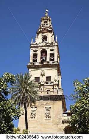 "Bell tower of the Mezquita, Mosque? ÇôCathedral of Cordoba, now a cathedral, formerly a mosque, Cordoba, Andalusia, Spain, Europe" View Large Photo Image Stock Image - "Bell tower of the Mezquita, Mosque? ÇôCathedral of Cordoba, now a cathedral, formerly a mosque, Cordoba, Andalusia, Spain, Europe". Fotosearch