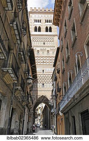 "Bell tower Torre El Salvador, Mudejar architecture, UNESCO World Heritage Site, Teruel, Aragon, Spain, Europe, PublicGround, Europe" View Large Photo Image Stock Photograph - "Bell tower Torre El Salvador, Mudejar architecture, UNESCO World Heritage Site, Teruel, Aragon, Spain, Europe, PublicGround, Europe". Fotosearch