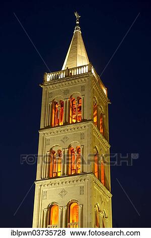 "Bell tower, Zadar Cathedral, Zadar, Croatia, Europe" View Large Photo Image Stock Photo - "Bell tower, Zadar Cathedral, Zadar, Croatia, Europe". Fotosearch