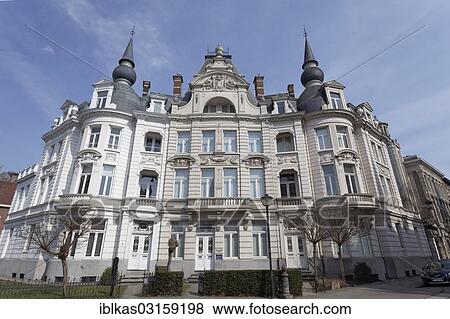 "Belle Epoque house, Neo-Baroque, Zurenborg, Antwerpen, Flemish Region, Belgium, Europe" View Large Photo Image Stock Photo - "Belle Epoque house, Neo-Baroque, Zurenborg, Antwerpen, Flemish Region, Belgium, Europe". Fotosearch