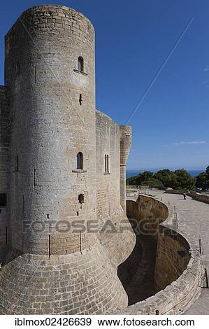 "Bellver Castle, 13th century, Palma de Majorca, Majorca, Balearic Islands, Spain, Europe" View Large Photo Image Stock Photo - "Bellver Castle, 13th century, Palma de Majorca, Majorca, Balearic Islands, Spain, Europe". Fotosearch
