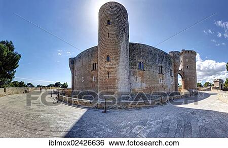 "Bellver Castle, 13th century, Palma de Majorca, Majorca, Balearic Islands, Spain, Europe" View Large Photo Image Stock Photograph - "Bellver Castle, 13th century, Palma de Majorca, Majorca, Balearic Islands, Spain, Europe". Fotosearch