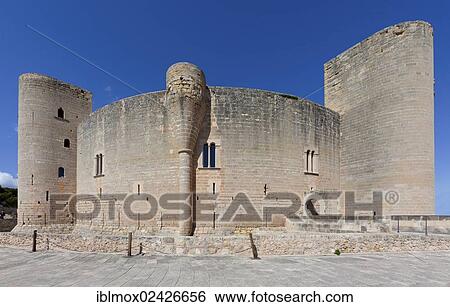 "Bellver Castle, 13th century, Palma de Majorca, Majorca, Balearic Islands, Spain, Europe" View Large Photo Image Stock Photograph - "Bellver Castle, 13th century, Palma de Majorca, Majorca, Balearic Islands, Spain, Europe". Fotosearch