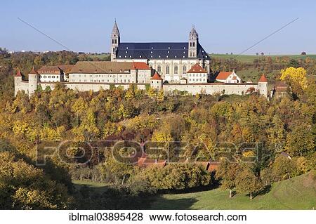 "Benedictine Monastery of Comburg, also known as Grosscomburg, Steinbach, Kochertal, Schwabisch Hall, Hohenlohe, Baden-Wurttemberg, Germany, Europe" View Large Photo Image Stock Photo - "Benedictine Monastery of Comburg, also known as Grosscomburg, Steinbach, Kochertal, Schwabisch Hall, Hohenlohe, Baden-Wurttemberg, Germany, Europe". Fotosearch