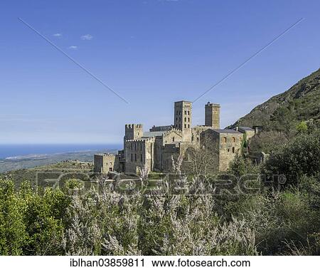 "Benedictine Monastery of Sant Pere de Rodes, near El Port de la Selva, Cap de Creus Natural Park, Catalonia region, Spain, Europe" View Large Photo Image Stock Image - "Benedictine Monastery of Sant Pere de Rodes, near El Port de la Selva, Cap de Creus Natural Park, Catalonia region, Spain, Europe". Fotosearch