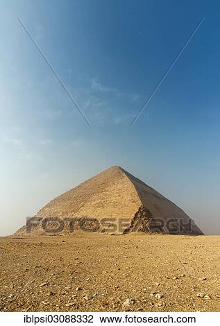 Bent Pyramid Built Under Old Kingdom Pharaoh Sneferu 2600 Bc Dahshur Necropolis Dahshur Egypt Africa Stock Image Iblpsi03088332 Fotosearch