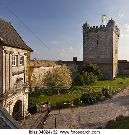 "Bentheim Castle, courtyard with Powder Tower, Bad Bentheim, Lower Saxony, Germany, Europe" View Large Photo Image Stock Image - "Bentheim Castle, courtyard with Powder Tower, Bad Bentheim, Lower Saxony, Germany, Europe". Fotosearch