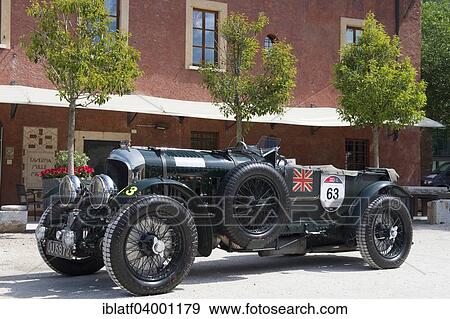 "Bentley 4. 5 Litre SC, built in 1930, Mille Miglia Museum, exhibition, classic car, race car, Mille Miglia car race, Brescia, Lombardy, Italy, Europe" View Large Photo Image Stock Photo - "Bentley 4. 5 Litre SC, built in 1930, Mille Miglia Museum, exhibition, classic car, race car, Mille Miglia car race, Brescia, Lombardy, Italy, Europe". Fotosearch