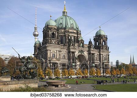 Stock Photo - "Berlin Cathedral, Berlin, Berlin, Germany, Europe". Fotosearch