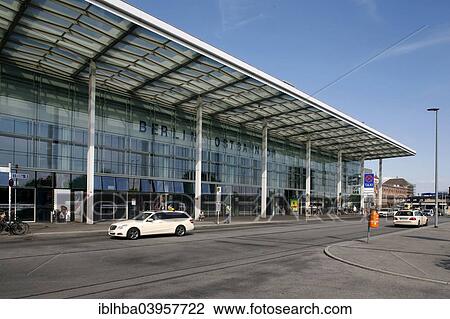 Stock Image - "Berlin Ostbahnhof, Mitte, Berlin, Germany, Europe". Fotosearch