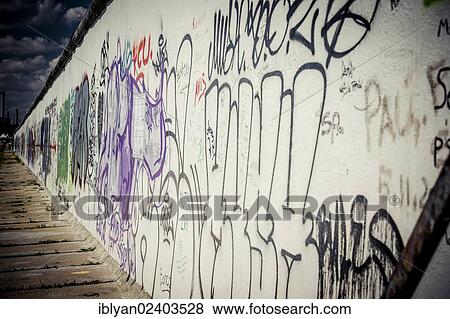 "Berlin Wall with graffiti, Germany, Europe" View Large Photo Image Stock Photo - "Berlin Wall with graffiti, Germany, Europe". Fotosearch