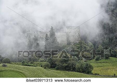 "Berneck castle in the mist, Kaunertal, Tyrol, Austria, Europe" View Large Photo Image Stock Image - "Berneck castle in the mist, Kaunertal, Tyrol, Austria, Europe". Fotosearch