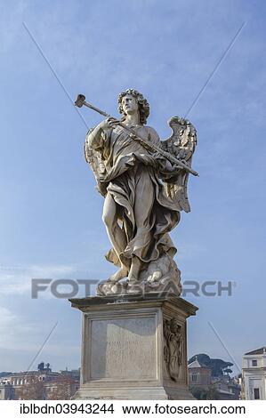 "Bernini statue on Ponte Sant'Angelo bridge, Rome, Italy, Europe" View Large Photo Image Picture - "Bernini statue on Ponte Sant'Angelo bridge, Rome, Italy, Europe". Fotosearch