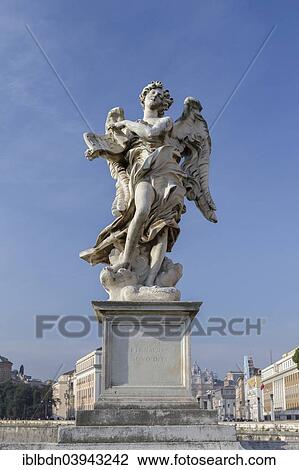 "Bernini statue on Ponte Sant'Angelo bridge, Rome, Italy, Europe" View Large Photo Image Stock Image - "Bernini statue on Ponte Sant'Angelo bridge, Rome, Italy, Europe". Fotosearch