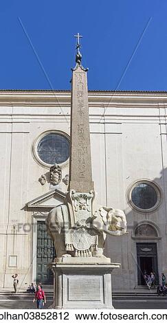"Bernini's Elephant, Obelisk carrier, created by Ercole Ferrata to a design by Gian Lorenzo Bernini, Rome, Lazio, Italy, Europe" View Large Photo Image Stock Image - "Bernini's Elephant, Obelisk carrier, created by Ercole Ferrata to a design by Gian Lorenzo Bernini, Rome, Lazio, Italy, Europe". Fotosearch