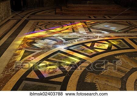 Stock Photo - "Besancon Cathedral, floor in the east choir, Besancon, Via Francigena, an ancient road from France to Rome, Doubs, Franche-Comte region, France, Europe". Fotosearch