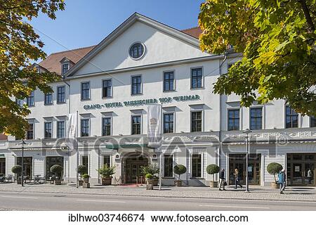 Picture - "Best Western Grand Hotel """"Russischer Hof"""", 1805, Weimar, Thuringia, Germany, Europe". Fotosearch