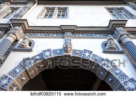 Stock Photography - "Bevern Weser Renaissance Castle, Bevern, Weserbergland, Lower Saxony, Germany, Europe". Fotosearch