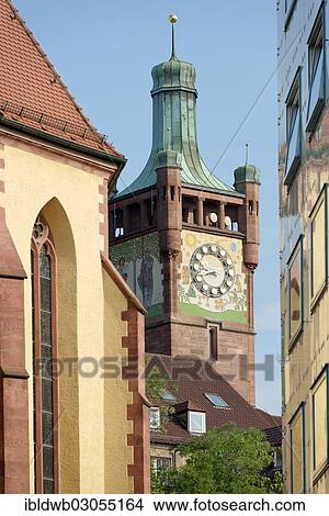 "Bezirksamtsturm or District Office Tower, city centre, Pforzheim, Baden-Wurttemberg, Germany, Europe" View Large Photo Image Picture - "Bezirksamtsturm or District Office Tower, city centre, Pforzheim, Baden-Wurttemberg, Germany, Europe". Fotosearch