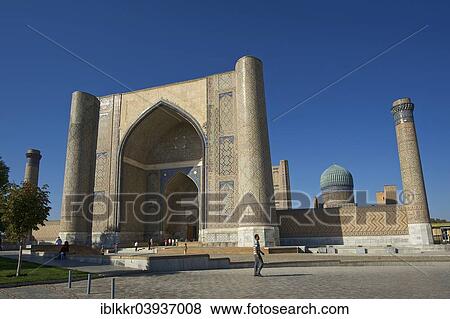 "Bibi-Khanym Mosque, Samarkand, Uzbekistan, Asia" View Large Photo Image Stock Photo - "Bibi-Khanym Mosque, Samarkand, Uzbekistan, Asia". Fotosearch