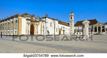Stock Photo - "Biblioteca Joanina library, Faculty of Law, Coimbra University, UNESCO World Heritage Site, Coimbra, Centro Region, Portugal, Europe". Fotosearch
