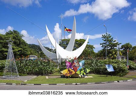 "Bicentennial Monument, Victoria, Mahe, Seychelles, Africa" View Large Photo Image Stock Photography - "Bicentennial Monument, Victoria, Mahe, Seychelles, Africa". Fotosearch