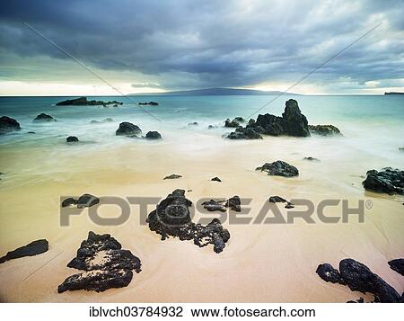 "Big Beach, view towards Lana’i, Maui, Hawaii, USA" View Large Photo Image Stock Image - "Big Beach, view towards Lana’i, Maui, Hawaii, USA". Fotosearch