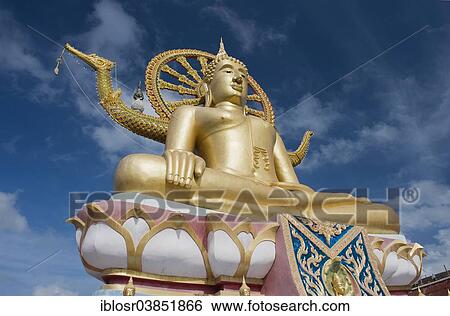 "Big Buddha statue, Big Buddha Temple, Ko Samui, Thailand, Asia" View Large Photo Image Stock Photograph - "Big Buddha statue, Big Buddha Temple, Ko Samui, Thailand, Asia". Fotosearch