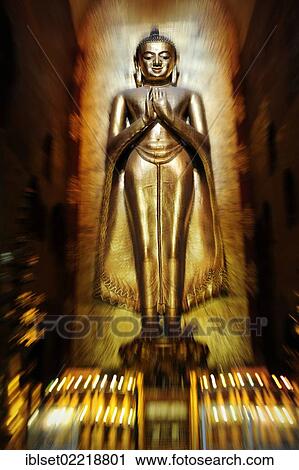 "Big standing Buddha, Ananda Temple, Bagan, Burma also known as Myanmar, Southeast Asia, Asia" View Large Photo Image Stock Image - "Big standing Buddha, Ananda Temple, Bagan, Burma also known as Myanmar, Southeast Asia, Asia". Fotosearch