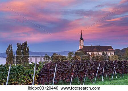 "Birnau Basilica at sunrise, Birnau, Bodenseekreis, Baden-Wurttemberg, Germany, Europe" View Large Photo Image Stock Photograph - "Birnau Basilica at sunrise, Birnau, Bodenseekreis, Baden-Wurttemberg, Germany, Europe". Fotosearch