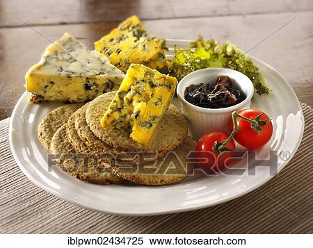 "Biscuits with Stilton, White Stilton and Blacksticks cheese" View Large Photo Image Stock Photography - "Biscuits with Stilton, White Stilton and Blacksticks cheese". Fotosearch
