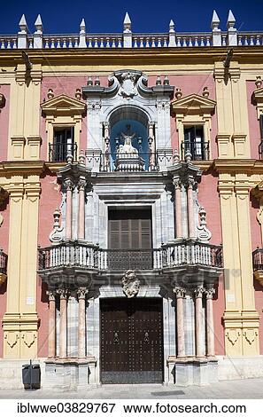 "Bishop's Palace, Baroque style, Plaza del Obispo, historic centre, Malaga, Andalusia, Spain, Europe" View Large Photo Image Stock Photo - "Bishop's Palace, Baroque style, Plaza del Obispo, historic centre, Malaga, Andalusia, Spain, Europe". Fotosearch