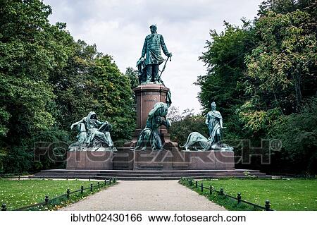 Stock Photograph - "Bismarck monument in Berlin-Tiergarten, Berlin, Germany, Europe". Fotosearch