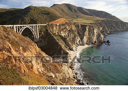 "Bixby Bridge on Highway 1, Big Sur, California, United States, North America" View Large Photo Image Stock Photo - "Bixby Bridge on Highway 1, Big Sur, California, United States, North America". Fotosearch