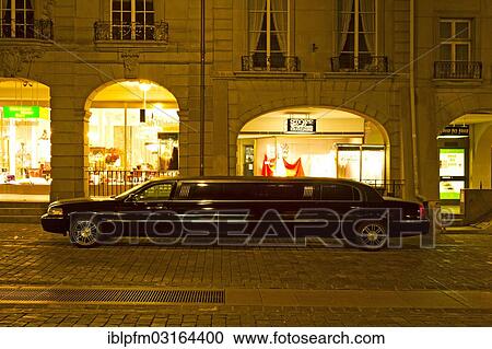 "Black stretch limousine in Gerechtigkeitsgasse street at night, Bern, Canton of Bern, Switzerland, Europe" View Large Photo Image Stock Image - "Black stretch limousine in Gerechtigkeitsgasse street at night, Bern, Canton of Bern, Switzerland, Europe". Fotosearch