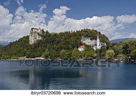 "Bled, Bled Castle, Lake Bled, Bled, Upper Carniola, Slovenia, Europe" View Large Photo Image Stock Photo - "Bled, Bled Castle, Lake Bled, Bled, Upper Carniola, Slovenia, Europe". Fotosearch