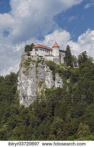 Stock Photo - "Bled Castle, Bled, Upper Carniola, Slovenia, Europe". Fotosearch