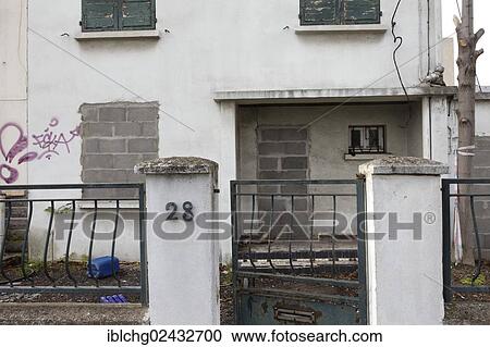 "Blocked off window and door, abandoned house, Puy de Dome, Auvergne, France, Europe" View Large Photo Image Stock Image - "Blocked off window and door, abandoned house, Puy de Dome, Auvergne, France, Europe". Fotosearch