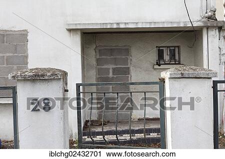 "Blocked off window and door, abandoned house, Puy de Dome, Auvergne, France, Europe" View Large Photo Image Stock Image - "Blocked off window and door, abandoned house, Puy de Dome, Auvergne, France, Europe". Fotosearch